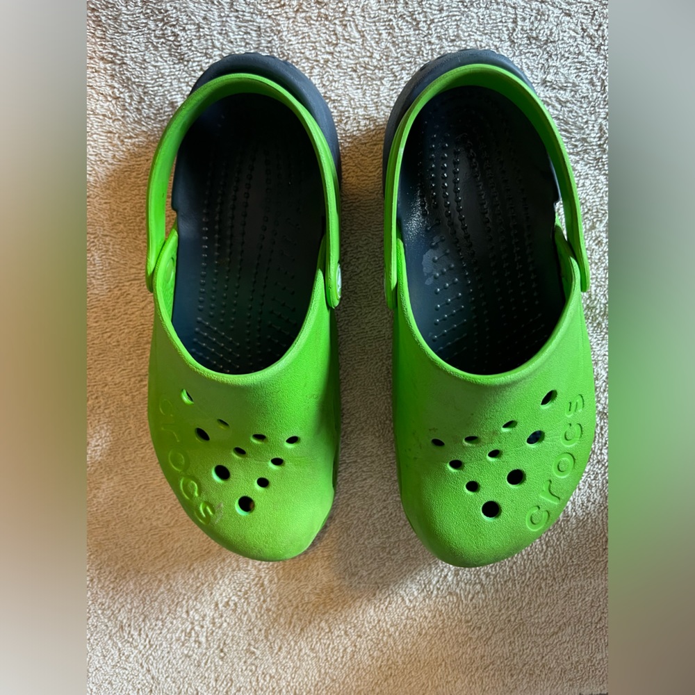 Size J1 crocs used but still have lots of life